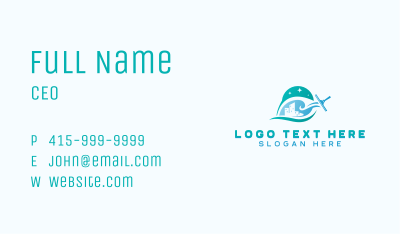 Sanitary Cleaning Squeegee   Business Card Image Preview