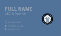 Clean Laundry Tshirt Business Card Image Preview