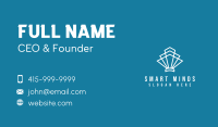 Geometric White Shell Business Card Image Preview