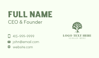 Tree Nature Wellness Business Card Preview