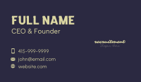 Script Generic Wordmark Business Card Image Preview