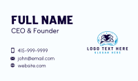 Pressure Wash Water Sanitation Business Card Preview