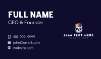 Skull Gaming Casino Business Card Design