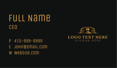 Roofing House Property Business Card Image Preview