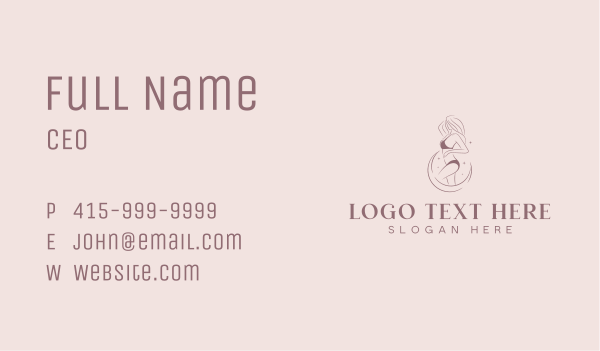 Dermatology Female Body Business Card Design Image Preview
