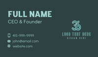 Milestone Celebration Number 36 Business Card Preview