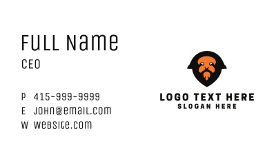Animal Head Business Card Image Preview