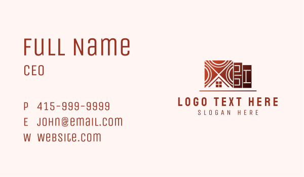 House Tiles Pavement Business Card Design Image Preview