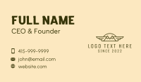 Outdoor Summit Mountain  Business Card Preview