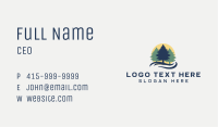 Natural Pine Tree Business Card Image Preview