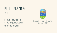 Nature Summer Tent Business Card Image Preview