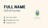 Nature Summer Tent Business Card Image Preview