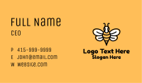 Monoline Bee Insect Business Card Image Preview