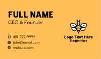 Monoline Bee Insect Business Card Image Preview