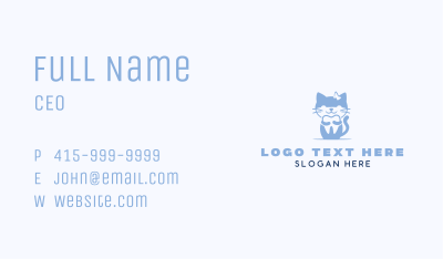 Cat Tooth Dentistry Business Card Image Preview