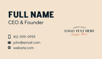 Classic Stylish Business Business Card Design