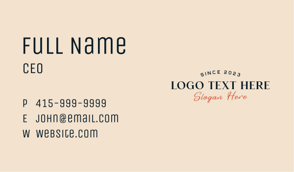 Classic Stylish Business Business Card Design Image Preview
