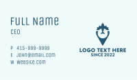 Aviation Plane Pin Location  Business Card Image Preview
