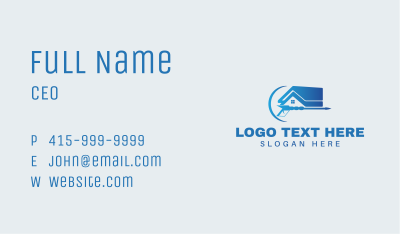 House Cleaning Pressure Wash Business Card Image Preview