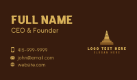 Asia Temple Landmark Business Card Design