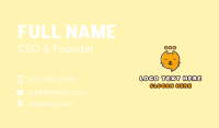 Cat Messaging App Business Card Image Preview