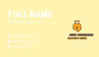 Cat Messaging App Business Card Image Preview