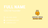 Cat Messaging App Business Card Image Preview
