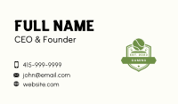 Tennis Ball Sports Team Business Card Design