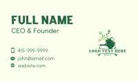 Garden Watering Can Business Card Preview