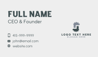 Cogwheel Gear Letter S  Business Card Image Preview