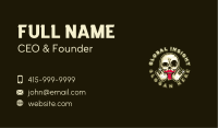 Rockstar Skull Beard Business Card Image Preview
