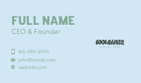 Rustic Enterprise Wordmark Business Card Image Preview