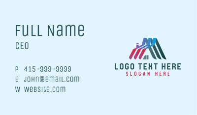 Angled Roof Lines Business Card Image Preview