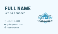 House Power Wash Sanitation Business Card Image Preview