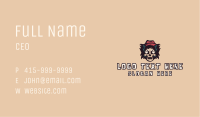 Cartoon Demon Mascot Business Card Image Preview