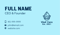 Whale Beach Droplet  Business Card Image Preview
