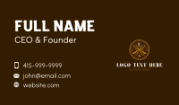 Elegant Barbershop Grooming Business Card Preview