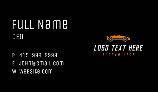 Car Wrench Mechanic Business Card Design Image Preview