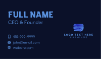 Blue 3D Cube Business Card Image Preview