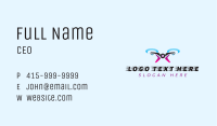 Flying Drone Videography Business Card Image Preview