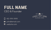 Kitchen Food Wordmark Business Card Image Preview