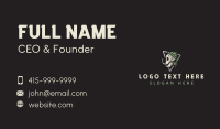 Smoking Skull Marijuana Business Card Image Preview