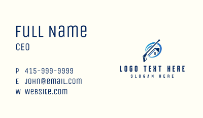 House Clean Pressure Washing Business Card Image Preview
