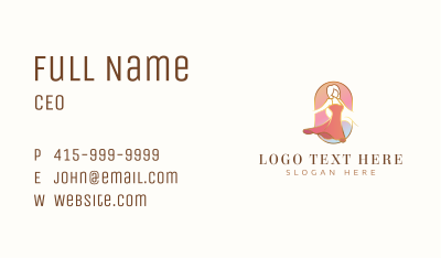 Elegant Woman Dress Business Card Image Preview