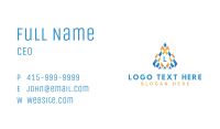 Geometric Abstract Triangle Letter Business Card Image Preview
