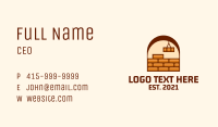 Brick Wall Design Business Card Image Preview