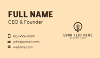 Bakeshop Lightbulb Idea Business Card Image Preview