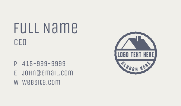 Chimney Roof Repair Business Card Design Image Preview