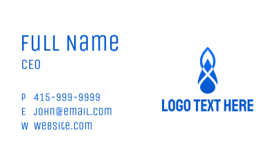 Water Refilling Service  Business Card Image Preview