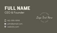 Elegant Cursive Business Business Card Image Preview